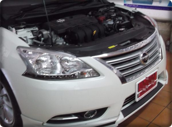 NISSAN SLYPHY install gas lpg 1